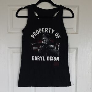 Source Unknown Black Graphic Tank Top